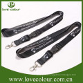 Best quantity black flat polyester lanyard with j hook
